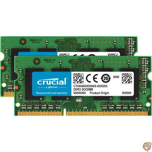 �y�ő�2026�~�N�[�|���z�M���zCrucial [Micron��] DDR3L �m�[�g�p�������[ 16GB x2 (1600MT/s / PC3L-12800 CL11 204pin 1.35V/1.5V SODIMM CT2KIT204864BF160B