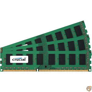 Crucial 12GB �L�b�g (4GBx3) DDR3 1600 MT/s (PC3-12800) CL11 Non-ECC UDIMM �f�X�N�g�b�v������ CT3KIT51264BA160B / CT3CP51264BA160B