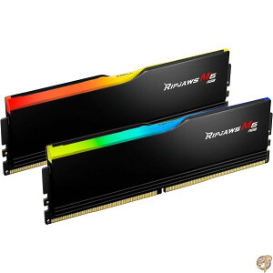�y�N�[�|���z�M���zG.SKILL Ripjaws M5 RGB�V���[�Y DDR5 RAM (Intel XMP 3.0) 48GB (2x24GB) 5200MT/s CL40-40-40-83 1.10V �f�X�N�g�b�v�R���s���[�^������ U-DIMM - �}�b�g�u���b�N (F5-5200J4040A24GX2-RM5RK)