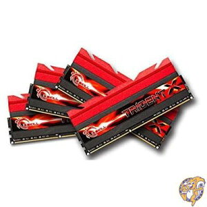 16 GB G.Skill DDR3 PC3-19200 2400MHz TridentX srie CL10 (10-12-12-31) Quad Channel kit