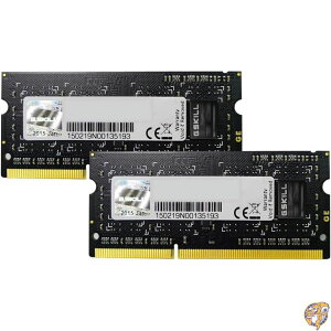 G.SKILL SO-DIMM 16 GO (2X8 GO) DDR3 1600 MHZ CL10 - KIT DUAL CHANNEL RAM PC3-12800 F3-1600C10D-16GSQ (GARANTIE