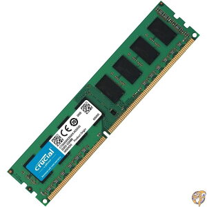 Crucial [Micron��] DDR3L �f�X�N�p�������[ 8GB (1600MT/s / PC3L-12800 CL11 240pin 1.35V/1.5V Unbuffered UDIMM CT102464BD160B