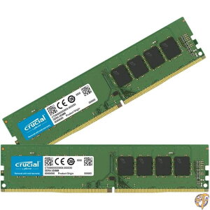 Crucial �f�X�N�g�b�vPC�p������ PC4-25600(DDR4-3200) 32GB(16GBx2��) DIMM CT16G4DFRA32A [���s�A���i]