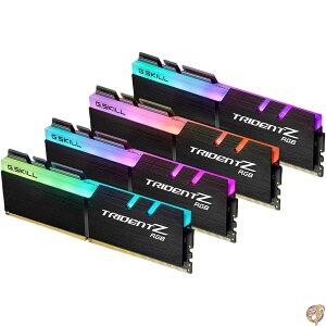 �y�N�[�|���z�M���zG.SKILL 128GB�i4 x 32GB�jTridentZRGB�V���[�YDDR4SDRAM 3600MHz PC4-28800 Intel XMP2.0�f�X�N�g�b�v���������f��F4-3600C18Q-128GTZR