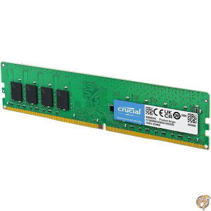 Crucial �f�X�N�g�b�v�p���݃����� 4GB(4GBx1��) DDR4 2400MT/s(PC4-19200) CL17 UDIMM 288pin CT4G4DFS824A