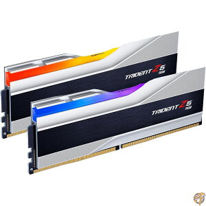 G.SKILL F5-6000J3238F16GX2-TZ5RS Trident Z5 RGB �V���[�Y 32GB (16GB×2) 288-Pin DDR5 6000 Intel XMP 3.0�Ή� �f�X�N�g�b�v������ �u���b�N���V���o�[