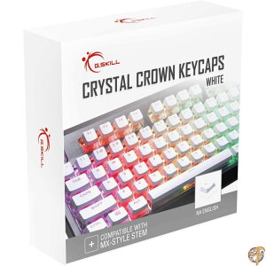 G.SKILL �N���X�^���N���E���L�[�L���b�v - ���J�j�J���L�[�{�[�h�p�������C���[�t���L�[�L���b�v�Z�b�g �t��104�L�[ �X�^���_�[�h ANSI 104 �p�� (US) ���C�A�E�g �z���C�g