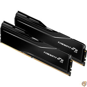 G.SKILL Trident Z5 CK �V���[�Y DDR5 ������ (Intel XMP 3.0�Ή�) 48GB (24GBx2���g) 8200MT/s CL40-52-52-131 1.40V �f�X�N�g�b�vPC�p CU-DIMM - �~���[�u���b�N (F5-8200C4052G24GX2-TZ5CK)