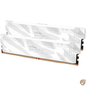 Crucial Pro DDR5 RAM 32GB �L�b�g (2x16GB) 6400MHz CL32 �I�[�o�[�N���b�N�f�X�N�g�b�v�R���s���[�^�Q�[�������� Intel XMP 3.0 / AMD EXPO �z���C�g - CP2K16G64C32U5W