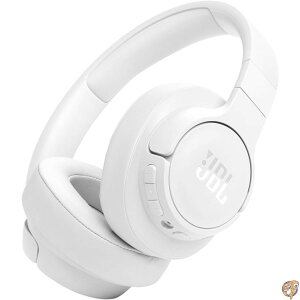 JBL Tune 770NC - �A�_�v�e�B�u�m�C�Y�L�����Z�����O���� ���C�����X�I�[�o�[�C���[�w�b�h�z��, Bluetooth 5.3, �ő�70���ԍĐ�, �}���[�d�Ή�, �y�ʁE���K�Ȑ܂肽���ݐ݌v (�z���C�g)