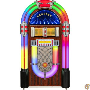 Crosley (�N���X���[) CR1215A-WA �t���T�C�Y Bluetooth �W���[�N�{�b�N�X [CD�v���[���[ / AM�EFM���W�I LED���C�g����] �E�H�[���i�b�g