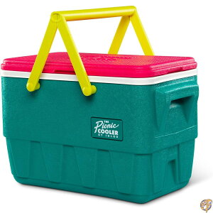 �C�O���[ �N�[���[�{�b�N�X ���g�� �s�N�j�b�N �o�X�P�b�g 23L Igloo RETRO PICNIC BASKET 25 THROWBACK