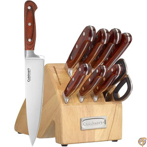 �y�ő�2026�~�N�[�|���z�M���zCuisinart �N�C�W�i�[�g �p�b�J�E�b�h �i�C�t�u���b�N 10�_�Z�b�g (Pakka Wood Block Set)
