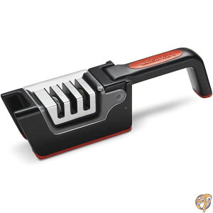 �y�ő�2026�~�N�[�|���z�M���zCuisinart C77SHP-3SRS 3-Slot Foldable Knife Sharpener, Black/Red