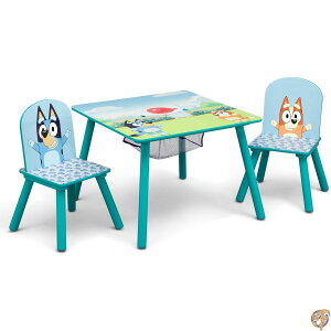 Delta Children �u���[�C (Bluey) ���[�t�� �L�b�Y�e�[�u�����`�F�A2�r�Z�b�g - Greenguard Gold�F�� ���G�����A����A����w�K�ɍœK �u���[