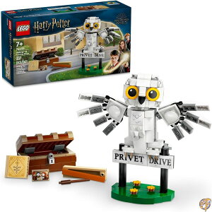 �y�N�[�|���z�M���zLEGO Harry Potter Hedwig at 4 Privet Drive, Buildable Fantasy Toy with a Owl Figure, for Independent Play, Gift Idea Girls, Boys and Kids Ages 7+, 76425