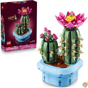 �y�ő�2000�~�N�[�|��15���zLEGO Botanicals Flowering Cactus (11509) ���S �{�^�j�J�� �T�{�e�� �g�ݗ��ăZ�b�g - �̒j�̎q�E���̎q�����M�t�g �������̃C���e���A��{�I�̃f�B�X�v���C�ɍœK 11509
