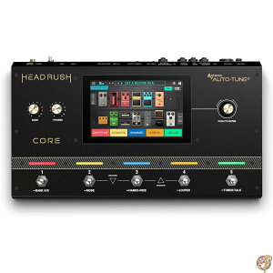 HeadRush Core �}���`�G�t�F�N�^�[ �M�^�[ �N���[�j���O ���[�p�[ Antares Auto-Tune �X�C�b�`���[ �G�t�F�N�^�[ Wi-Fi �^�b�`�X�N���[�� Bluetooth���� �M�^�[�y�у{�[�J���p�A���v�N���[�i�[�E�}���`�R