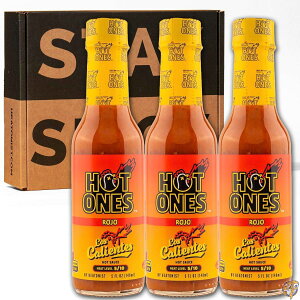 �y�ő�2000�~�N�[�|��15���zHot Ones Los Calientes Rojo �z�b�g�\�[�X�b�X���[�N���b�h�n���y�[�j���A�n�o�l���A�A�v���R�b�g�g�p�i5�I���X/��148ml×3�{�Z�b�g�j