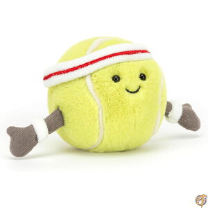Jellycat Amuseables �e�j�X�{�[�� �ʂ������ 3.5�C���` - �X�|�[�c�t�@���̂��߂̃e�j�X�{�[���ʂ������