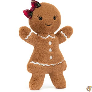 Jellycat Jolly Gingerbread Ruby �ʂ�����݁A�I���W�i���T�C�Y ��18cm - �N���X�}�X�p�ʂ�����݁E�f�R���[�V����