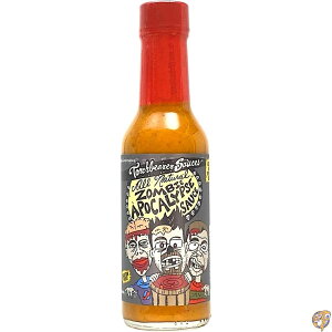 �y�ő�2000�~�N�[�|��15���zZombie Apocalypse Ghost Chili Salsa picante, 5 onzas, totalmente natural, vegano, sin extractos, hecha en Estados Unidos, destacada Hot Ones