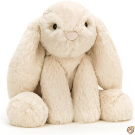 【26時間!最大2000円クーポン】Jellycat Smudge Bunny Rabbit Stuffed Animal, Medium, 14 inches