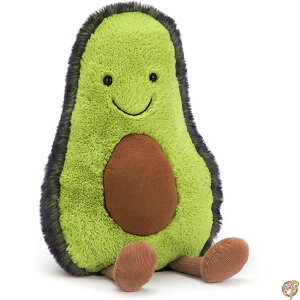 Jellycat�y�W�F���[�L���b�g�zAmuseable Avocado soft toy 30cm �A�{�J�h �ʂ������ M�T�C�Y