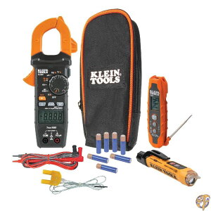 �y�ő�1000�~�N�[�|���zKlein Tools CL320KIT HVAC Kit for Testing; Digital Clamp Meter, Non-Contact Voltage Tester, and Infrared/Probe Thermometer