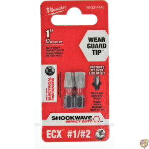Milwaukee 48-32-4440 Insert bit Ecx 1/4Hex, 2 PackMilwaukee 48-32-4440 Insert bit Ecx 1/4Hex, 2 Pack