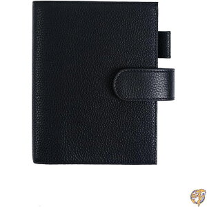 Moterm ���U�[�J�o�[ A6�m�[�g�u�b�N�p - Hobonichi Stalogy Midori MD�v�����i�[�ɑΉ� �y�����[�v�A�J�[�h�X���b�g�A�o�b�N�|�P�b�g�t��(�y�u���u���b�N�AA6+)