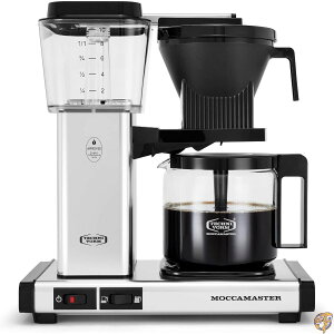 Technivorm Moccamaster 53941 KBGV �Z���N�g 10�J�b�v �R�[�q�[���[�J�[ ����V���o�[ 40�I���X 1.25���b�g��