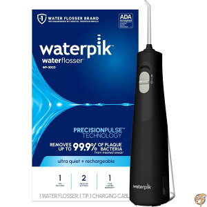 Waterpik �R�[�h���X1100 �[�d���|�[�^�u���E�H�[�^�[�t���b�T�[ ���̃N���[�j���O�ƃt���b�V���O/���s/�u���[�X�P�A/���N�Ȏ��s/�V�����[�p�h�� ADA���F WF-30CD �u���b�N �p�b�P�[�W���قȂ��