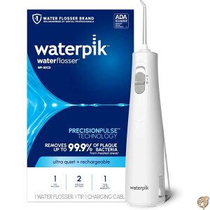 Waterpik �R�[�h���X1100 �[�d���|�[�^�u���E�H�[�^�[�t���b�T�[ ���̃N���[�j���O�ƃt���b�V���O/���s/�u���[�X�P�A/���N�Ȏ��s/�V�����[�p�h�� ADA���F WF-30CD �z���C�g �p�b�P�[�W���قȂ��