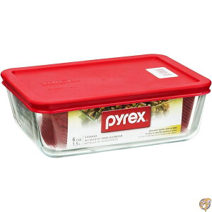 Pyrex Simply Store 6-Cup Rectangular Glass Food Storage by World Kitchen [���s�A���i]