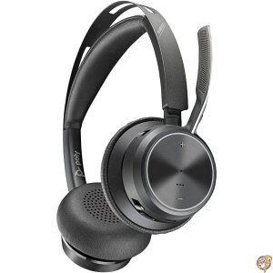 Poly Voyager Focus 2 USB-C-C�w�b�h�Z�b�g + USB-C/A�A�_�v�^�[ �[�d�X�^���h�B