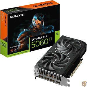 GIGABYTE GeForce RTX 5060 Ti WINDFORCE MAX OC 16G �O���t�B�b�N�X�J�[�h�A16GB 128�r�b�gGDDR7�APCIe 5.0�AWINDFORCE��p�V�X�e���AGV-N506TWF2MAX OC-16GD �r�f�I�J�[�h�B