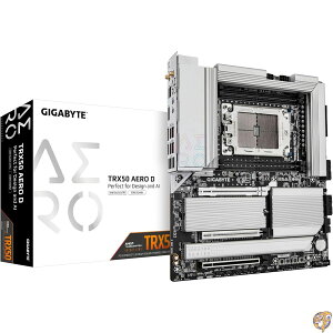 GIGABYTE TRX50 AERO D (sTR5/ AMD/ TRX50/ E-ATX/ DDR5/ PCIe 5.0 M.2/ 5.0/ USB4 Type-C/Wi-Fi 7/ Marvell 10GbE/�}�U�[�{�[�h)�B