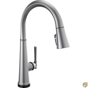 Delta Faucet Emmeline Touch �L�b�`���֌� ������j�b�P���A�v���_�E���X�v���[�t���L�b�`���֌��A�L�b�`���V���N�֌��ADelta Touch2O�e�N�m���W�[�ALumicoat Arctic Stainless 9182T-AR-PR-DST