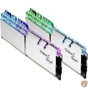 �y�ő�2000�~�N�[�|��!4���`�zF4 3200C16D 32GTRS [Trident Z Royal 32GB (16GBx2) DDR4 3200Mhz (PC4 25600) CL16 1.35V Silver]