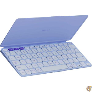 Logitech Keys-to-GO 2 �|�[�^�u��Bluetooth�^�u���b�g�L�[�{�[�h �J�o�[�����A�X�����ŃR���p�N�g�ȃ��C�����X�L�[�{�[�h Windows�AAndroid�ALinux�AiPad�AiPhone�AMac�AApple TV�p - ���C���b�N