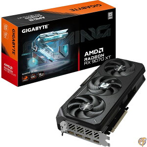 Gigabyte Radeon RX 9070 XT GAMING OC 16G �O���t�B�b�N�X�J�[�h - 16GB GDDR6�A256�r�b�g�APCI-E 5.0�A3060MHz�R�A�N���b�N�ADisplayPort2�AHDMI2�AGV-R9070XTGAMING OC-16GD�B