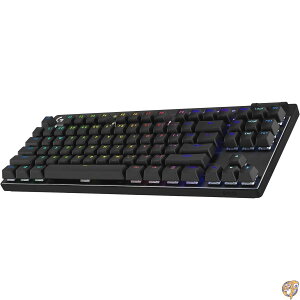 �y�ő�2000�~�N�[�|��!4���`�zLogitech G PRO X TKL LIGHTSPEED ���C�����X �Q�[�~���O�L�[�{�[�h �����^�тɕ֗��ȃe���L�[���X�݌v LIGHTSYNC RGB PBT�L�[�L���b�v �^�N�^�C���X�C�b�` (GX Brown) �u���b�N