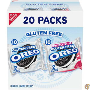 �y�ő�2000�~�N�[�|��!4���`�zOREO Gluten Free Original & Double Stuf Chocolate Sandwich Cookies Variety Pack, Cookies, 20 Snack Packs (2 Per Pack)