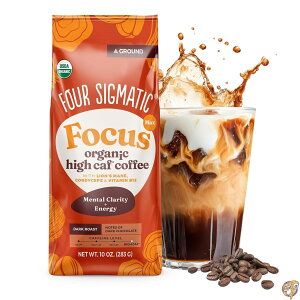 Four Sigmatic Focus Max ���J�t�F�C���E�~���đ��R�[�q�[ �I�[�K�j�b�N�E�_�[�N���[�X�g�E���J�t�F�C�������R�[�q�[ (�~���đ� ���C�I���Y���C�� �r�^�~��B12�z��) �h�炬�̂Ȃ��N���A�ȃG�l���M