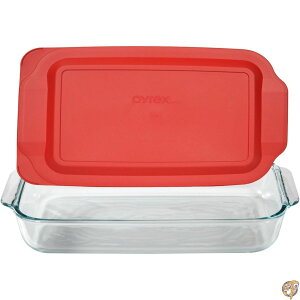 Pyrex 233 3�N�H�[�g (��2.8L) �����`�K���X���ϔM�e�� & PC ���b�h�ۑ��p�t�^�t�� �����K���X���ϔM�M ���u���≺�����炦 �l�X�ȃV�[���Ŋ��� ���S�̕č���