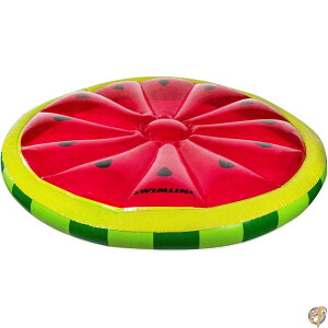 �y�X�[�p�[�Z�[��!�N�[�|���z�M���zSwimline Watermelon Slice Island Inflatable Raft by [���s�A���i]