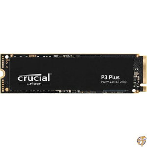 Crucial P3 Plus 2TB PCIe Gen4 3D NAND NVMe M.2 SSD �ő�5000MB/�b - CT2000P3PSSD8