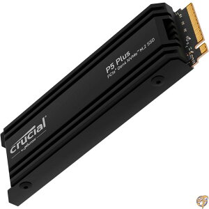 Crucial P5 Plus 2TB Gen4 NVMe M.2 SSD �����Q�[�~���OSSD �q�[�g�V���N�t�� PlayStation 5(PS5)�Ή� - �ő�6,600MB/�b CT2000P5PSSD5