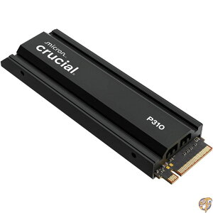 Crucial P310 4TB PCIe Gen4 2280 NVMe M.2 SSD �q�[�g�V���N�t�� �ő�7,100MB/�b - �A�N���j�X�I�t�@�[�t�� �����\���b�h�X�e�[�g�h���C�u (PC) CT4000P310SSD5-01
